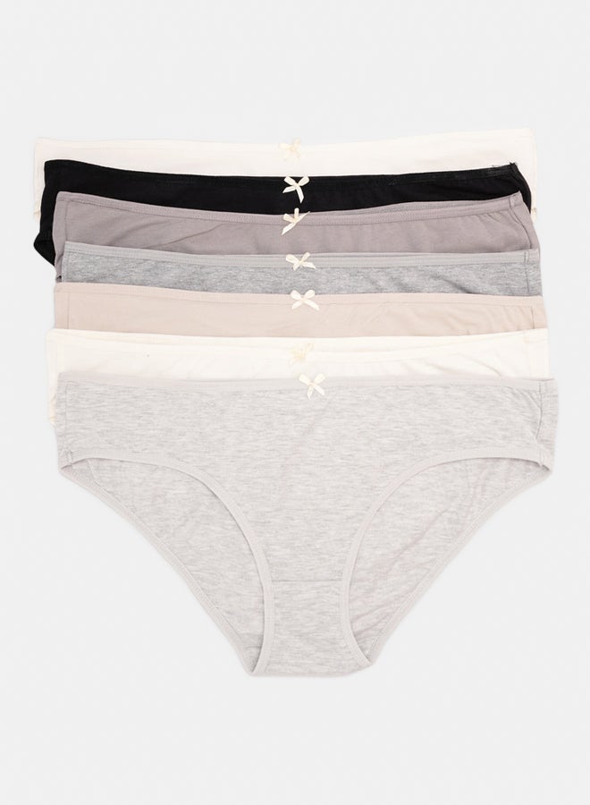 Carina Pack of 7 Colored Bikini Panties - Image 1