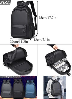 Qiccijoo Laptop Backpack,Business Travel Anti Theft Backpack Gift for Men Women,Slim Durable Water Resistant College School Bookbag Computer Bag Fits 15.6 Inch Laptop Notebook(Black) - pzsku/Z152270EBD052876A9B58Z/45/_/1733751590/b593d7b3-bbdc-4006-84b1-76ec1bef2ab1