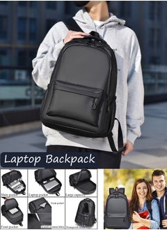 Qiccijoo Laptop Backpack,Business Travel Anti Theft Backpack Gift for Men Women,Slim Durable Water Resistant College School Bookbag Computer Bag Fits 15.6 Inch Laptop Notebook(Black) - pzsku/Z152270EBD052876A9B58Z/45/_/1733751620/13730be4-eb73-49cc-8c79-56554d5eaa77