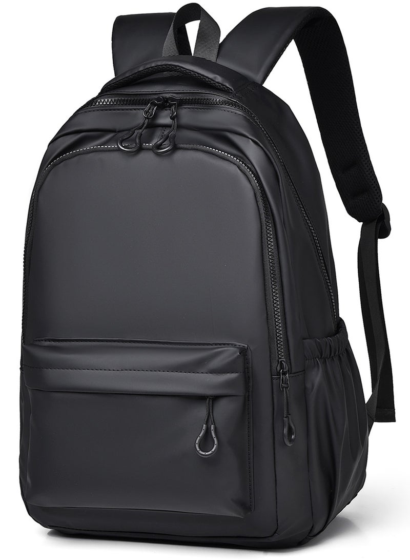 Qiccijoo Qiccijoo Laptop Backpack,Business Travel Anti Theft Backpack Gift for Men Women,Slim Durable Water Resistant College School Bookbag Computer Bag Fits 15.6 Inch Laptop Notebook(Black) - Image 1