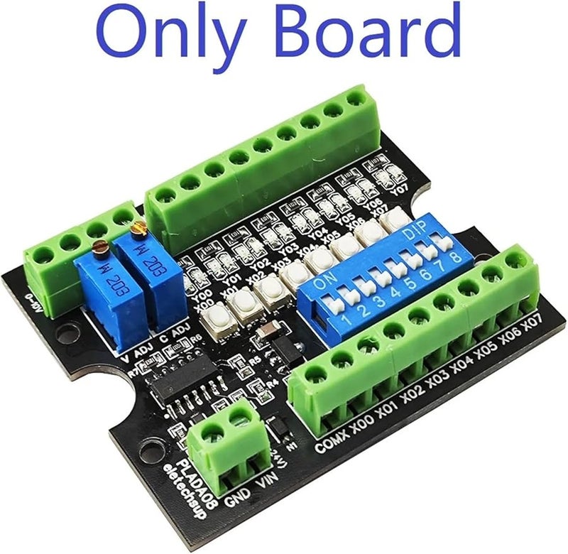 MCU PLC Simulation Debug Board With 0 10V 4 20MA Output ADC DAC Tester NPN PNP DI DO Module For Arduino ESP32 Raspberry Pi Micro Bit Only Board - Image 3