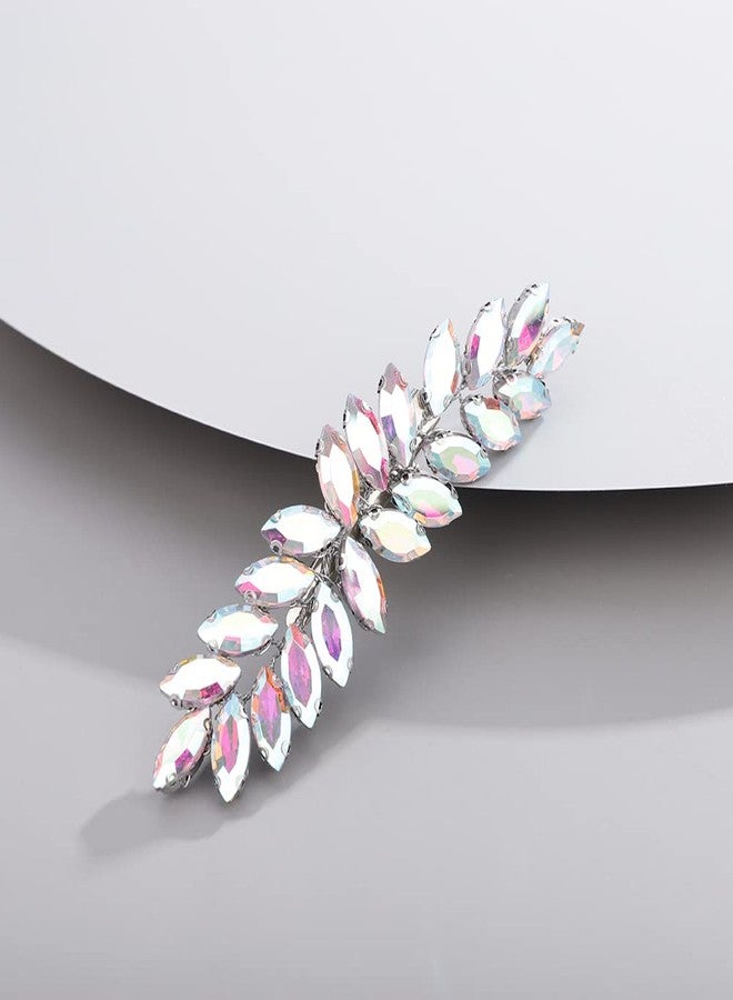 BERYUAN Crystal Hair Clip for Women and Girls Crystals Hair Clip Prom Party Hair Pieces Bridal Bridesmaid Hair Accessories Color AB - Image 2