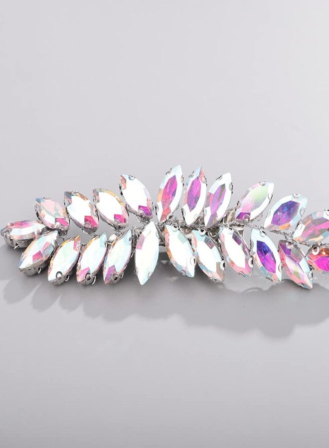 BERYUAN Crystal Hair Clip for Women and Girls Crystals Hair Clip Prom Party Hair Pieces Bridal Bridesmaid Hair Accessories Color AB - Image 4