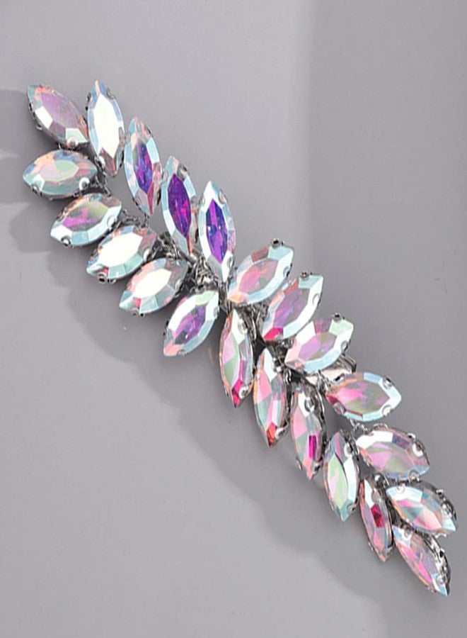 BERYUAN Crystal Hair Clip for Women and Girls Crystals Hair Clip Prom Party Hair Pieces Bridal Bridesmaid Hair Accessories Color AB - Image 1