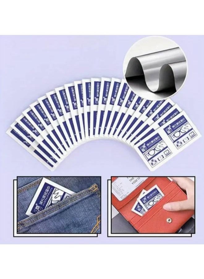 Pre-Moistened Lens and Screen Cleaning Wipes, 100pcs - Ideal for Eyeglasses, Smartphones, Tablets, Computers and Camera Lenses