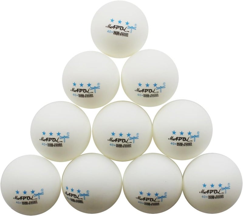 MAPOL 50 White 3-Star Table Tennis Ball Premium Training Ping Pong Balls - Image 2