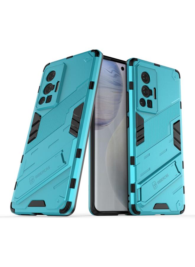 erorex Case For vivo X70 Pro Punk Armor 2 in 1 PC + TPU Shockproof Case with Invisible Holder - Image 1