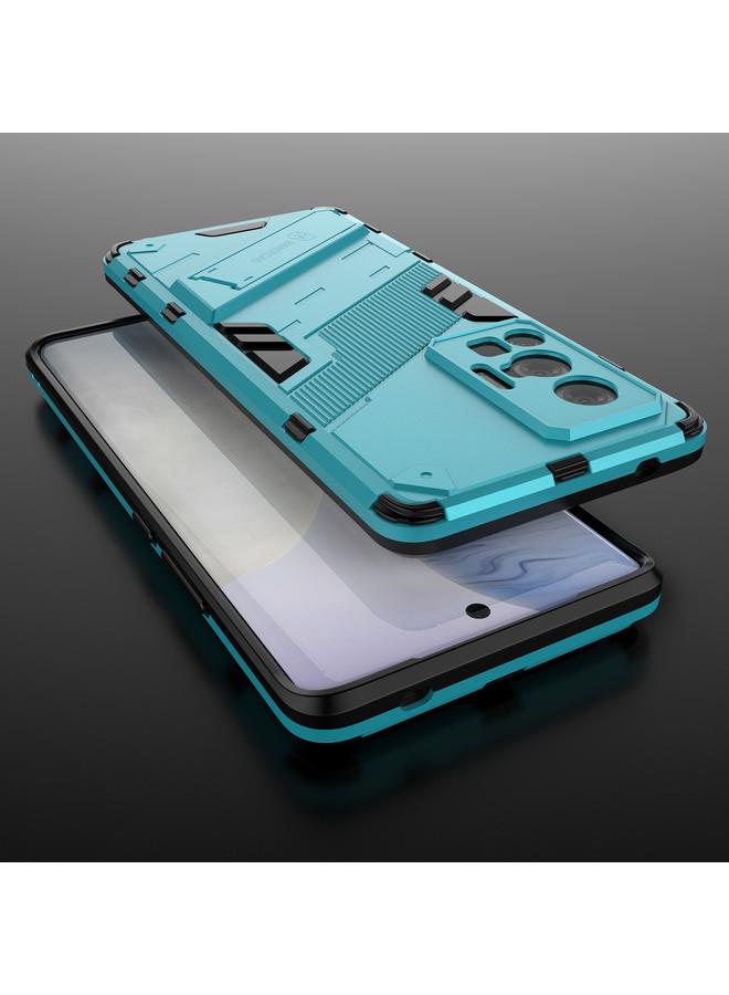 erorex Case For vivo X70 Pro Punk Armor 2 in 1 PC + TPU Shockproof Case with Invisible Holder - Image 4