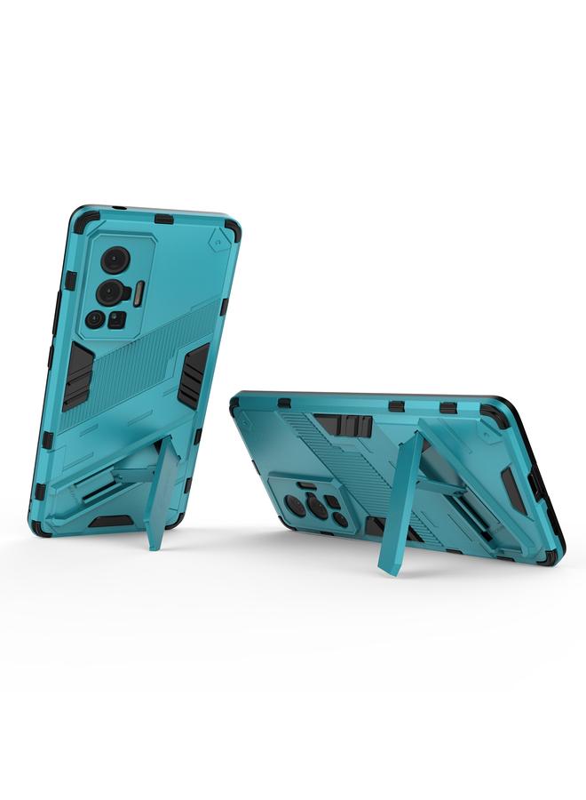 erorex Case For vivo X70 Pro Punk Armor 2 in 1 PC + TPU Shockproof Case with Invisible Holder - Image 5