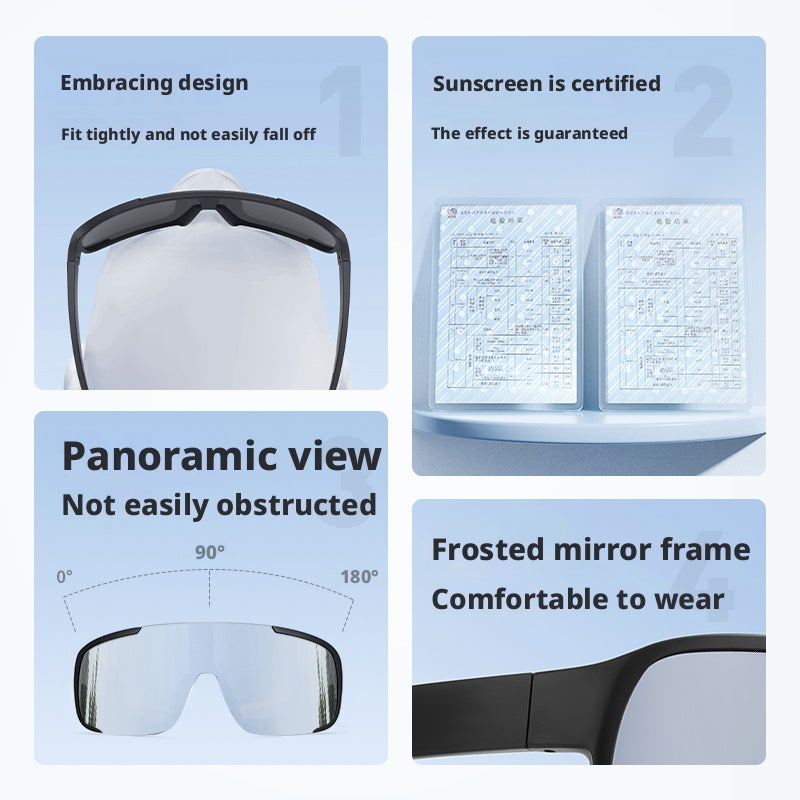 UV Protection Cycling Goggles for Men Women Outdoor Sports Sunglasses - Image 3