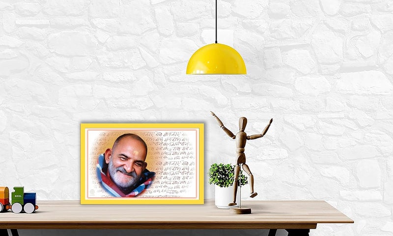 Anaadi Neem Karoli Baba Wall Painting With Frame Photo Frame For Home Living Room Drawing Room Office Wall Decor 259cm X 179cm NPHRRS2 - Image 2