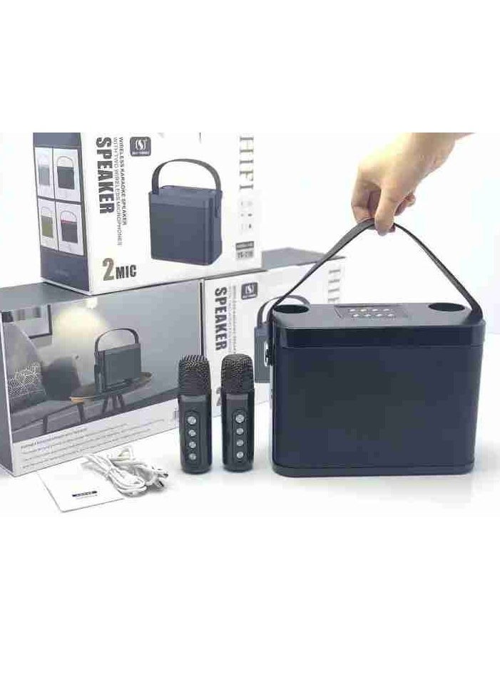 TIGER Karaoke Machine with 2 Wireless Microphones – Portable 60W Bluetooth Speaker System, High-Quality Sound, Perfect for Parties, Weddings, Meetings, and Events - Image 3