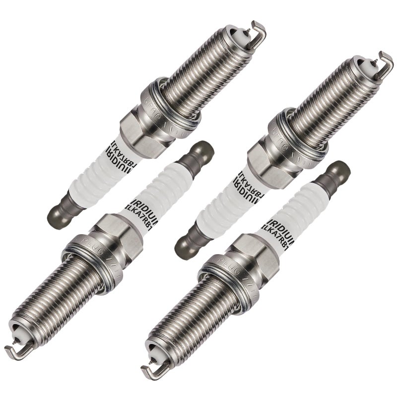 SYKRSS 3444 Iridium Spark Plugs 4 Pack Compatible with Toyota Corolla Matrix Prius Compatible with Scion iQ xD Sentra Frontier CT200h 13L 18L 20L 24L 25L L4 Replaces 9091901253 SC20HR11