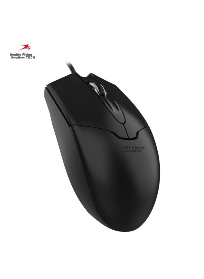 A4TECH A4tech Op-550nu Wired Mouse, Laptop And Desktop Computer Office Home Portable Mouse, Usb Interface, Black  - Image 2