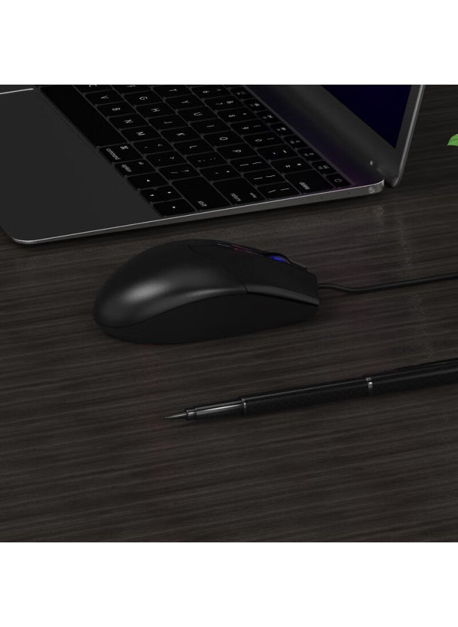 A4TECH A4tech Op-550nu Wired Mouse, Laptop And Desktop Computer Office Home Portable Mouse, Usb Interface, Black  - Image 5
