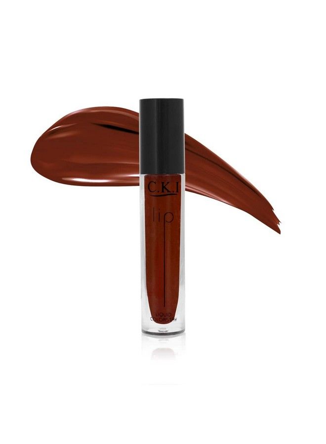 C.K.I Ultra Matte Liquid Lipstick Nondrying Smudgeproof Transferproof Sweatproof Non Sticky Waterproof Keeps Lips Moisturised Long Lasting Sensational Dark Chocolate705 (Dark Chocolate) - Image 1