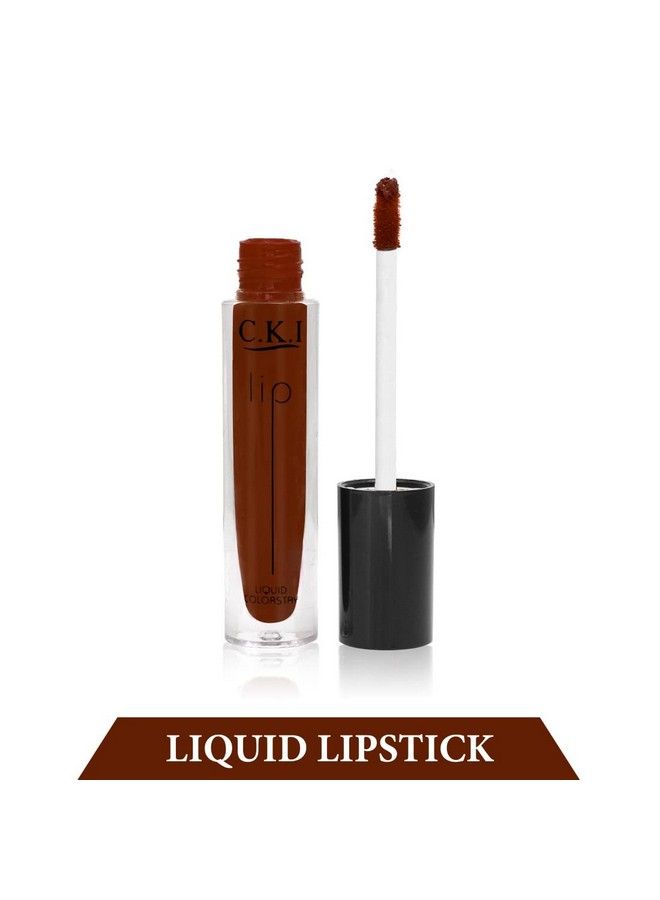 C.K.I Ultra Matte Liquid Lipstick Nondrying Smudgeproof Transferproof Sweatproof Non Sticky Waterproof Keeps Lips Moisturised Long Lasting Sensational Dark Chocolate705 (Dark Chocolate) - Image 3