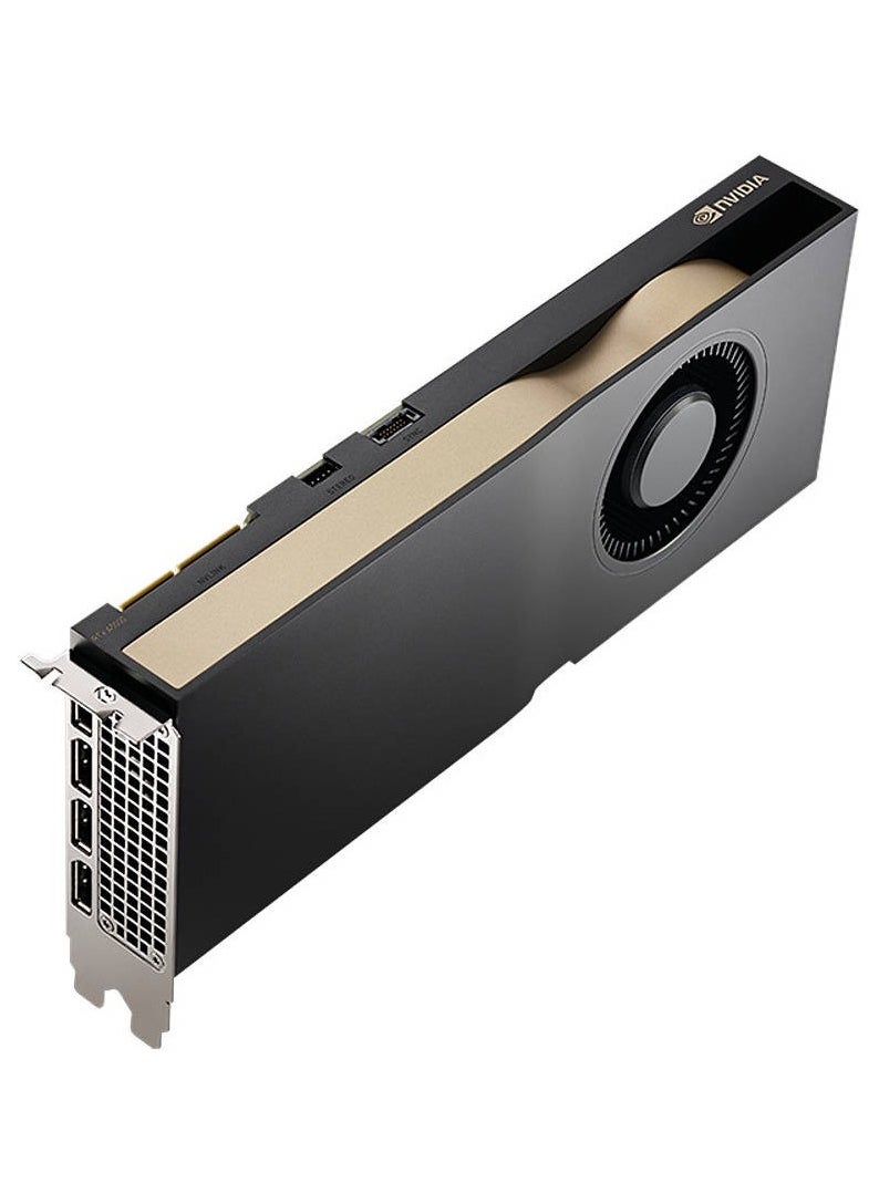 بي إن واي تكنولوجيز بطاقة رسوميات PNY NVIDIA RTX A5000 مع ECC Ampere OEM، ذاكرة GDDR6 384 بت سعة 24 جيجابايت، 8192 Cuda، 256 Tensor، نطاق ترددي 768 جيجابايت/ثانية، PCI Express 4.0 x16، 4 منافذ DisplayPort 1.4a | VCNRTXA5000-SB  - Image 1