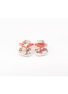 havaianas Kids Girls Disney Stylish Slippers, White and Coral New  - Image 3