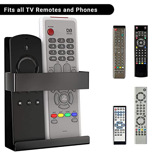 iSTAR Wall Mount Mobile Holder Charging Holder Compatible All Smartphone and Remote Stand/Organizer/showpiece for TV AC DVD DTH Remotes (Pack of 1) - Image 3