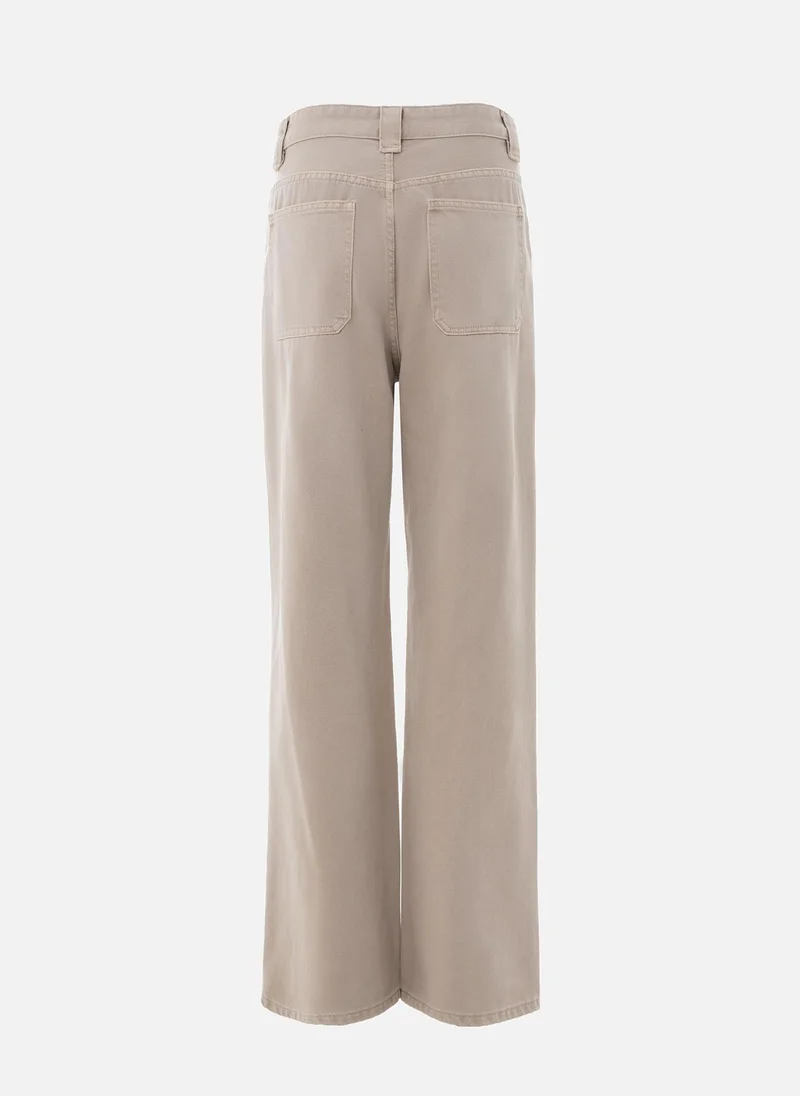 Lichi Loose mid-rise distressed jeans