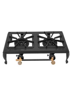 BLACKSTONE Cast Iron Heavy Duty Outdoor Burner – High-Performance Stove for Grilling, Camping, and Tailgating (DOUBLE BURNER)  - Image 1