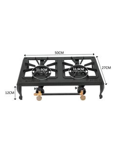 BLACKSTONE Cast Iron Heavy Duty Outdoor Burner – High-Performance Stove for Grilling, Camping, and Tailgating (DOUBLE BURNER)  - Image 2