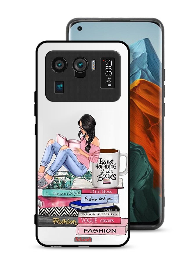 Tolwak Xiaomi Mi 11 Ultra Protective Case Cover Girl And Fashion Books Art - Image 1