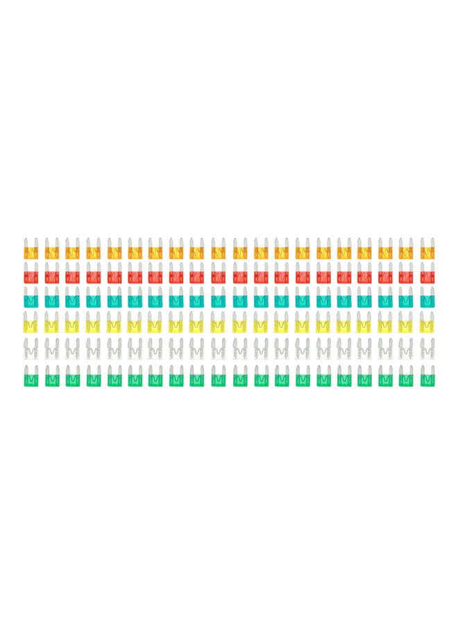 Loquat 120pcs Mini Blade Fuses Auto Car Truck Assortment Fuse Kit 5A 10A 15A 20A 25A 30A  - Image 1