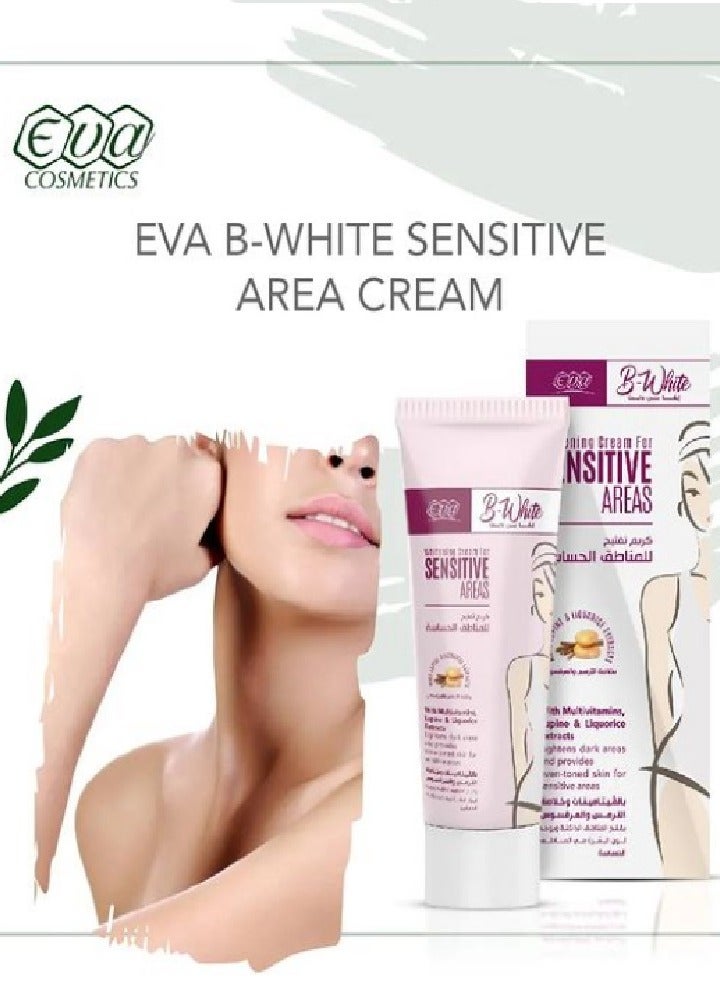 Eva B-White Lightening Cream For Sensitive Areas 50g - Image 2