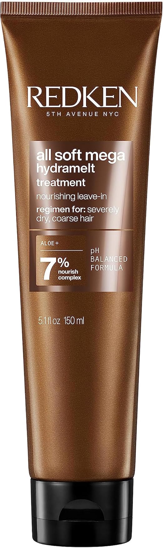 REDKEN LeaveIn Cream Infused with Aloe Vera For Severely Dry Coarse Hair Hydrates Softens Improves Manageability All Soft Mega Hydramelt - Image 1
