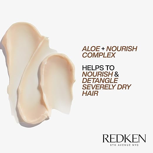 REDKEN LeaveIn Cream Infused with Aloe Vera For Severely Dry Coarse Hair Hydrates Softens Improves Manageability All Soft Mega Hydramelt - Image 2