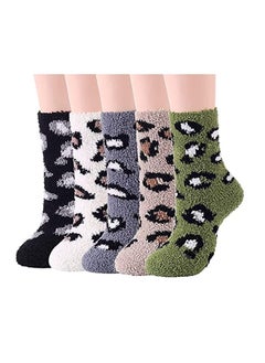 Womens Fuzzy Socks Warm Slipper Socks Winter Fluffy Socks Cozy Fuzzy Socks Athletic Fleece Socks Crew Socks