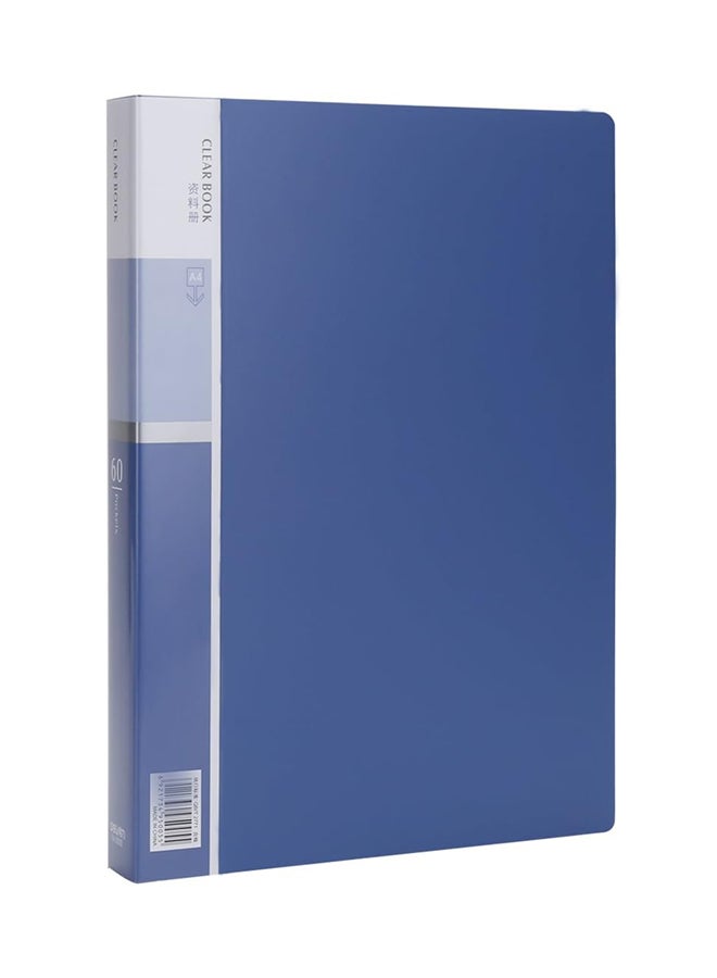 DELI DISPLAY BOOK A4 60 POCKETS ASST. E5005 - Image 1