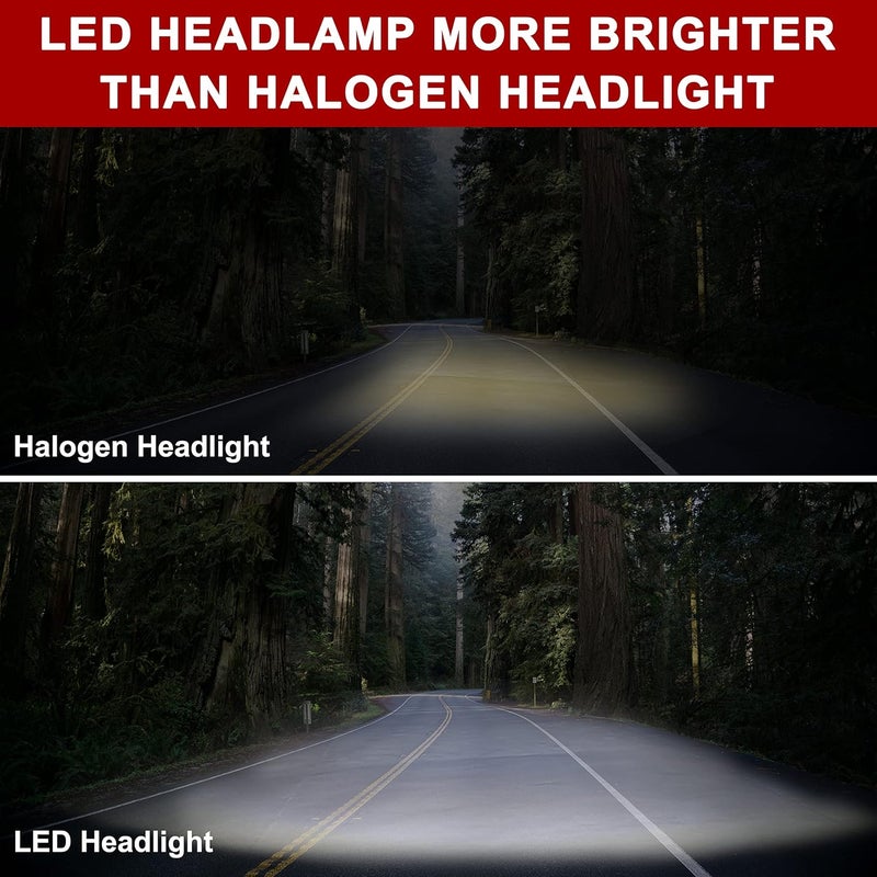 VEISUTOR LED Headlight Assembly for Victory Motorcycles (2005-2018) - Black - Image 3