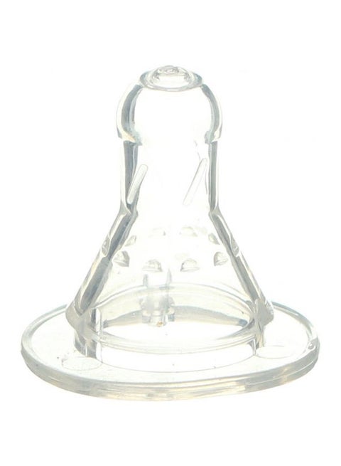 حلمة لافروتا سيليكون شفافة - كبيرة