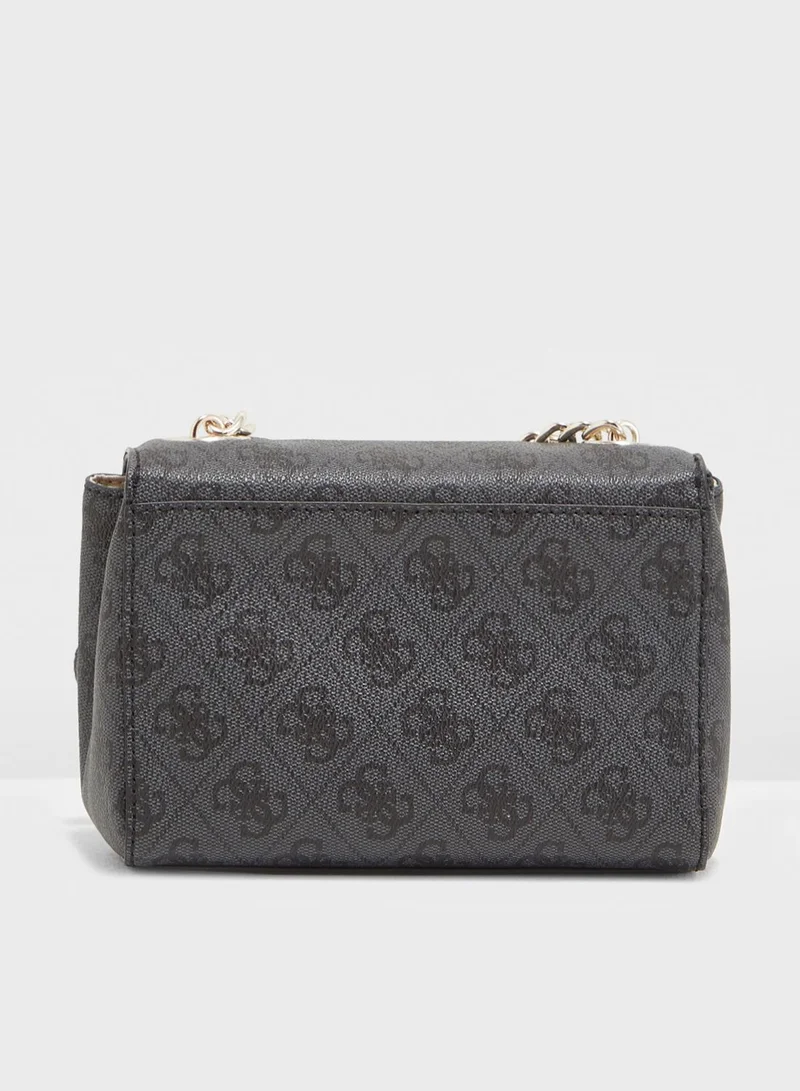 GUESS Mini Downtown Cool Flap Over Crossbody