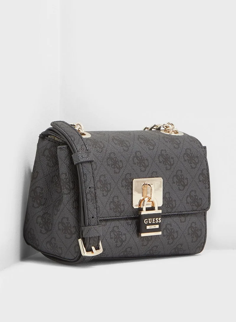 GUESS Mini Downtown Cool Flap Over Crossbody
