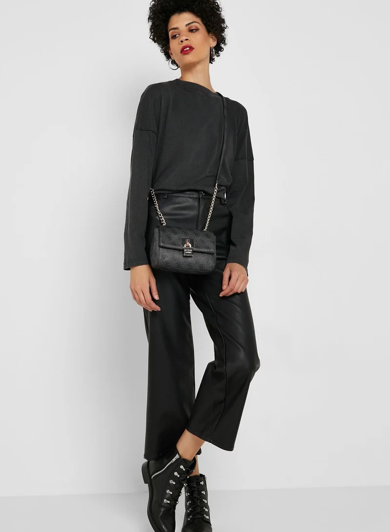 GUESS Mini Downtown Cool Flap Over Crossbody