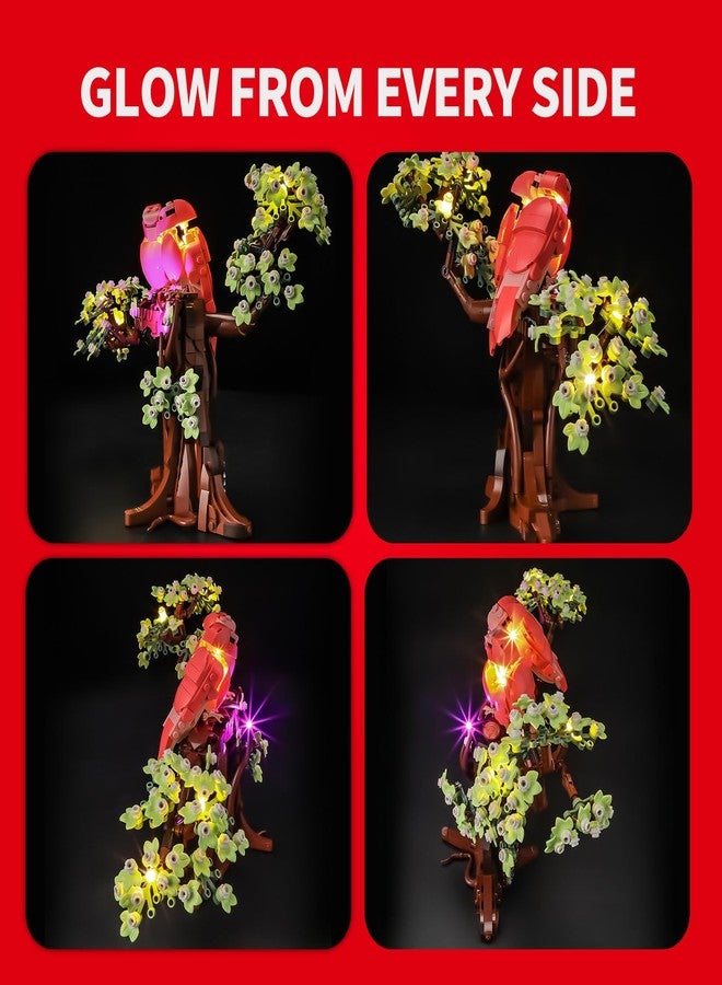 بريكسماكس طقم إضاءة BRIKSMAX 2.0 متوافق مع مجموعات بناء Lego Ideas Love Birds 21365 - أطقم إضاءة LED أصلية (ملحقات فقط) للعرض، هدية مثالية لعيد الحب وهواة جمع المجسمات - Image 4