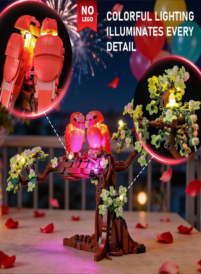 بريكسماكس طقم إضاءة BRIKSMAX 2.0 متوافق مع مجموعات بناء Lego Ideas Love Birds 21365 - أطقم إضاءة LED أصلية (ملحقات فقط) للعرض، هدية مثالية لعيد الحب وهواة جمع المجسمات - Image 2
