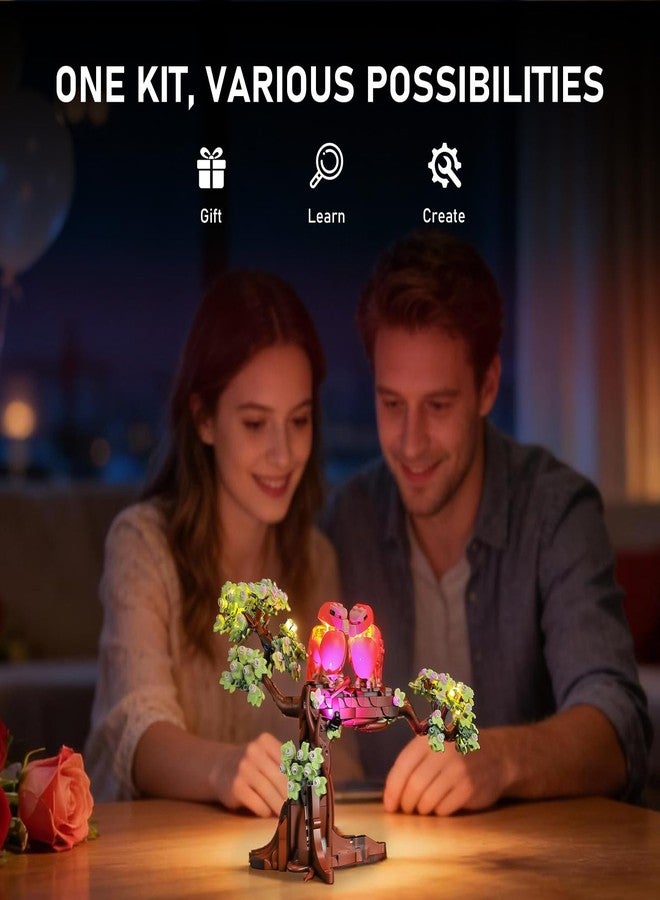 بريكسماكس طقم إضاءة BRIKSMAX 2.0 متوافق مع مجموعات بناء Lego Ideas Love Birds 21365 - أطقم إضاءة LED أصلية (ملحقات فقط) للعرض، هدية مثالية لعيد الحب وهواة جمع المجسمات - Image 5