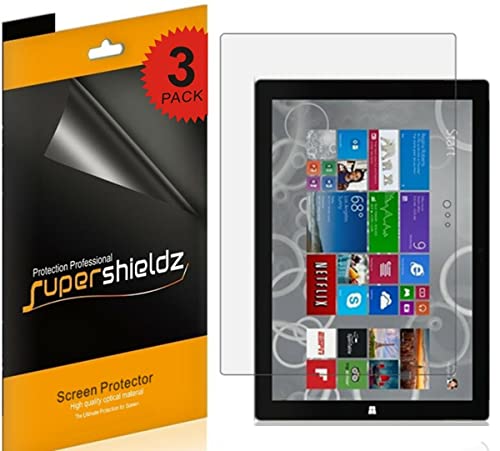 Supershieldz (3 Pack) Designed for Microsoft Surface Pro 3 Screen Protector, Anti Glare and Anti Fingerprint (Matte) Shield - Image 1