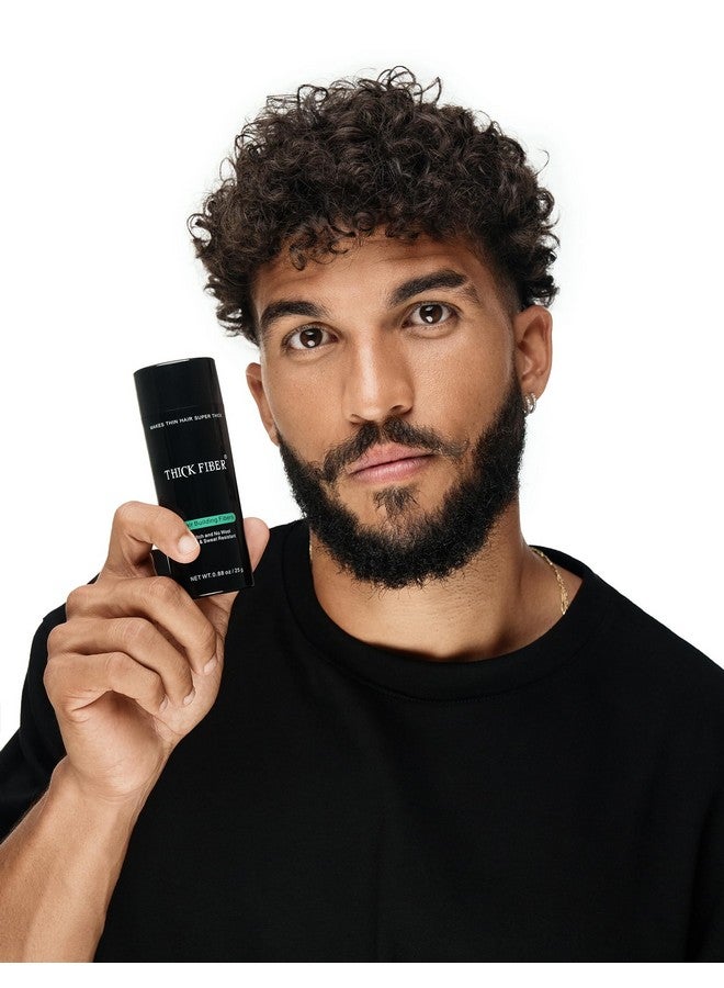 THICK FIBER Hair Fibers for Thinning Hair & Bald spots (DARK BROWN) - 25g Bottle - Conceals Hair Loss in Seconds - Hair Powder for Women & Men - Image 5