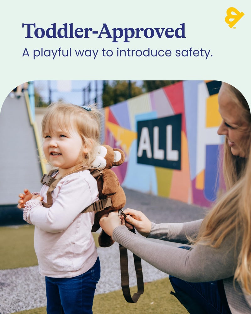 GoldBug Toddler Safety Harness & Leash - Monkey - Image 3