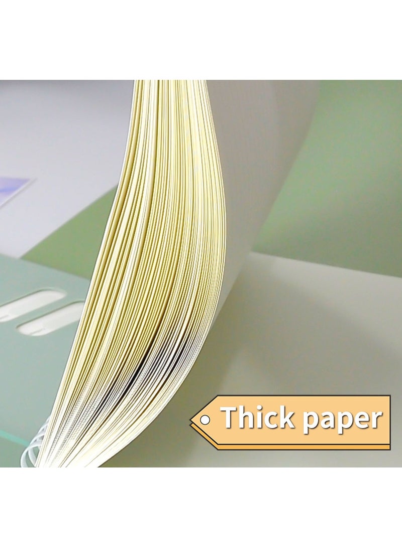LYNLYN 4 Pack A5 Spiral Notebooks, 70 Pages Journals for Writing and Journaling, Work and School, Green, Perfect for Women - Image 5