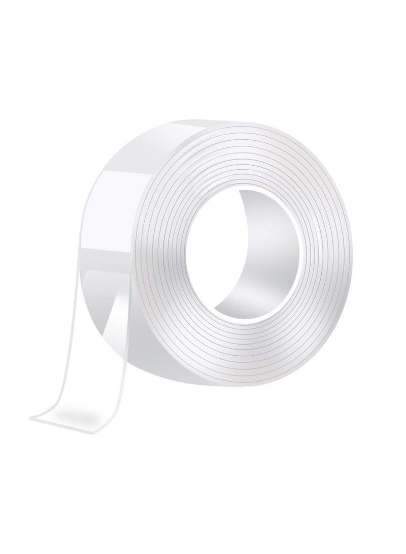 Double-Sided Adhesive Roll Nano Tape 5 meter Clear - Double-Sided Transparent Adhesive Tape – Strong & Reusable - Image 1