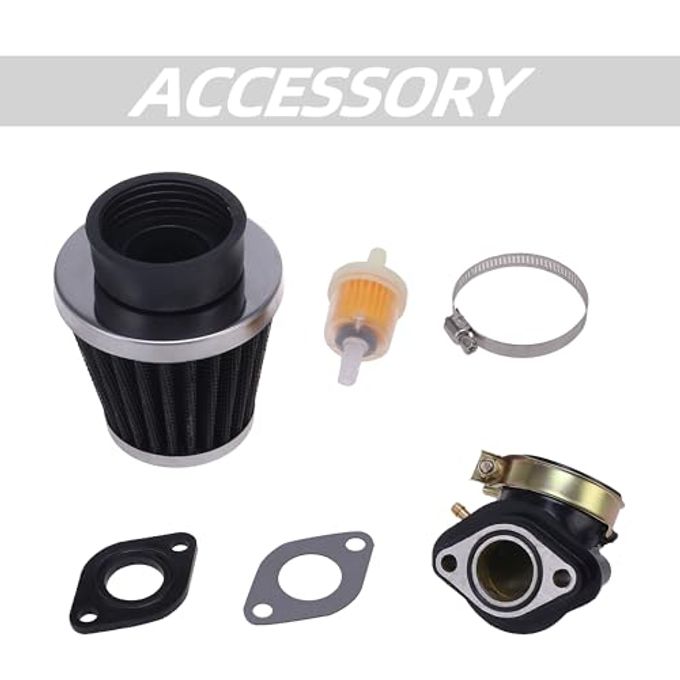 OLIFANT gy6 150cc Carburetor For 150cc 125cc 152QMI 157QMJ Engines Electric Choke Motorcycle Scooter 24mm PD24J Carb With Air Filter Intake Manifold - Image 3