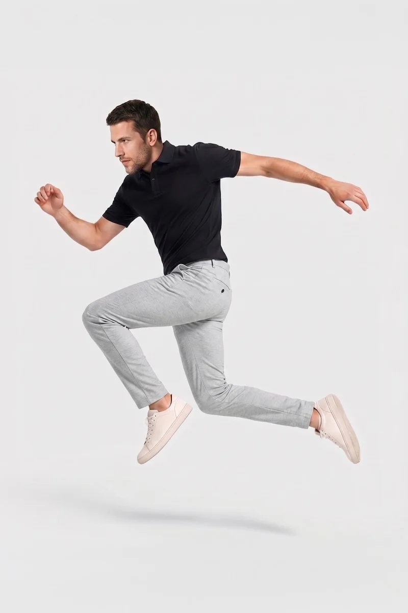 jogger Regular Hem Trousers