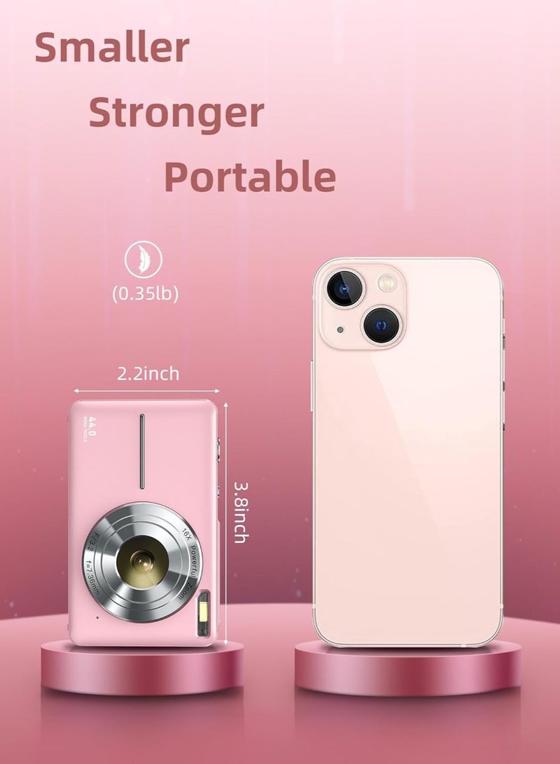 Generic Digital Camera, Autofocus UHD 4K Vlogging Camera with 32GB Card, 44MP 16X Digital Zoom Digital Camera - Image 2